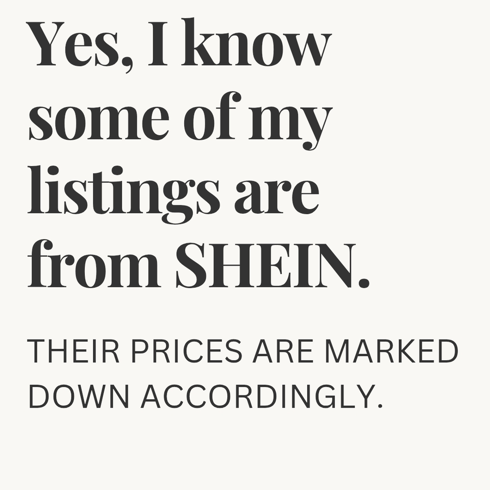 SHEIN Bold Text Statement